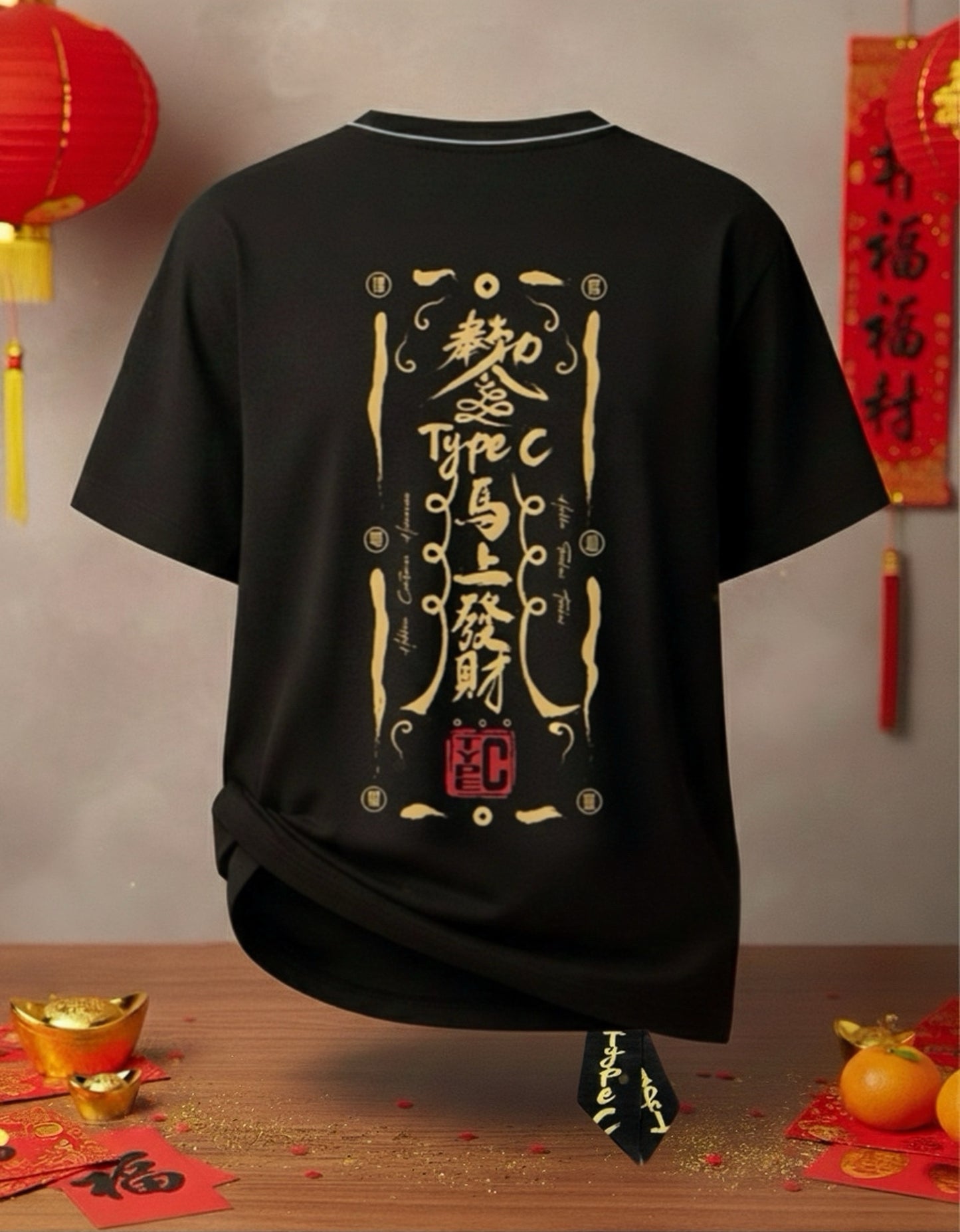 TYPE C 馬上發財 TEE｜TYPE C Horse Year Get Rich Tee