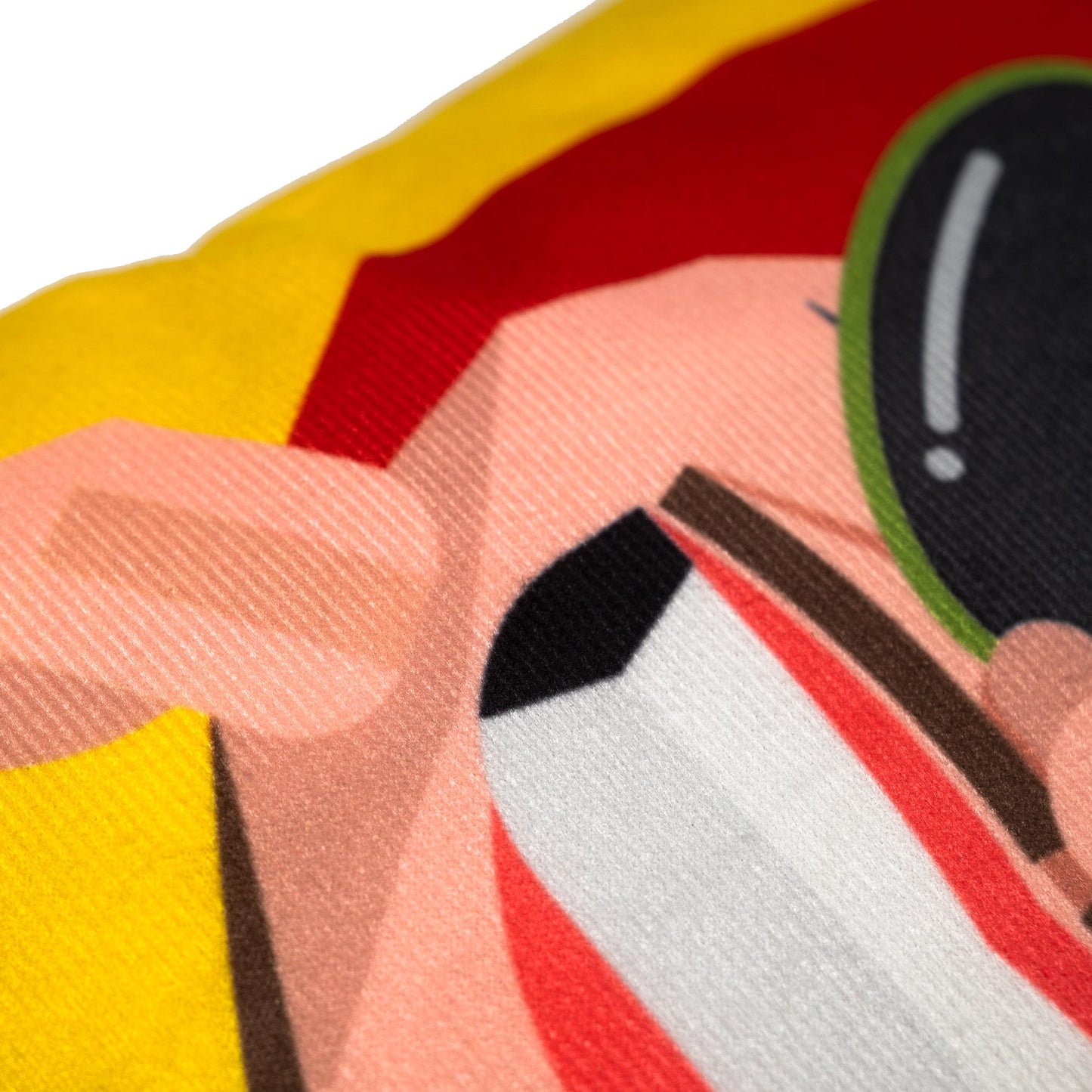 4896 × 黃色 NW 卡通抱枕｜4896 × NW Cartoon Pillow (Yellow)